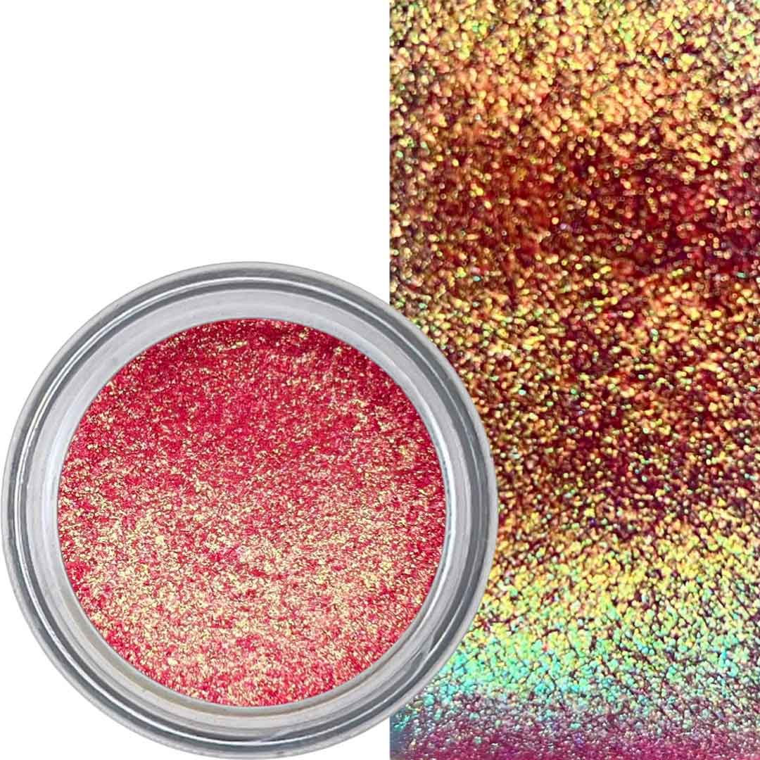 Peony Multichrome Eyeshadow Swatch | Surreal Makeup