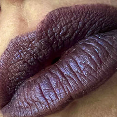 Plum Lipstick on Lips | Surreal Makeup