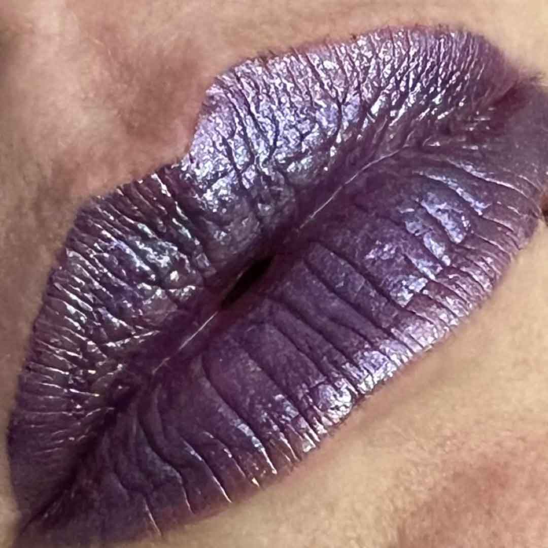 Purple Haze on Lips | Surreal Makeup